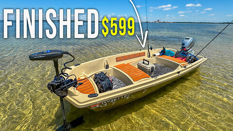 World's CHEAPEST Jon Boat Build is COMPLETE