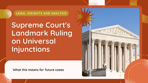 Universal injunctions – forbidden!