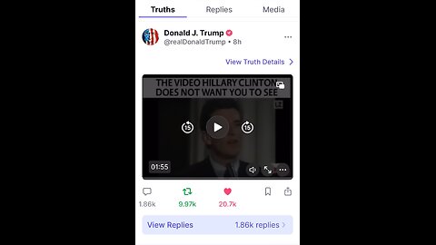 President Trump Truth Social about JFK, Jr.