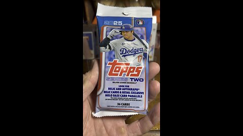 2025 #toppsseries2 /25 Hit Fat #packopening #topps #baseballcards
