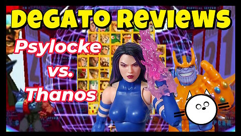 Gamerverse Psylocke vs. Thanos - Marvel Legends Review