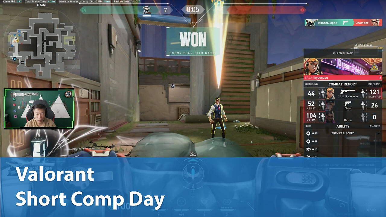 Short Comp Day | Competitive 1W-1L | Valorant