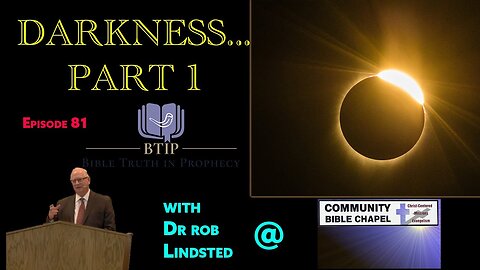 (Episode 81) Darkness Part 1 with Dr Rob Lindsted