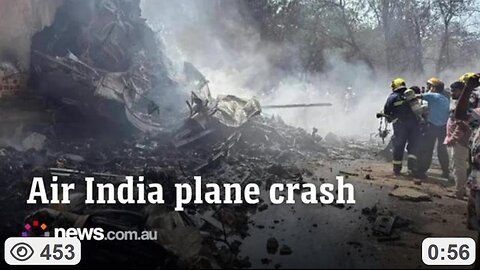 😢 'Air India' plane crash - Unedited video of the crash