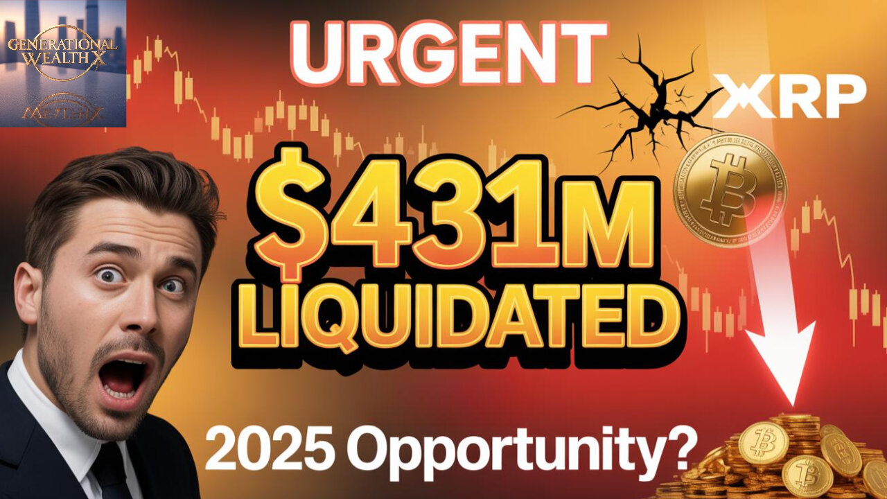 BREAKING: $431 MILLION Crypto Liquidated – Is This the 2025 Opportunity?