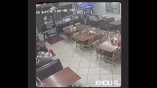 Customer sends robber to the morgue during holdup at restaurant in Houston Texas (see description)