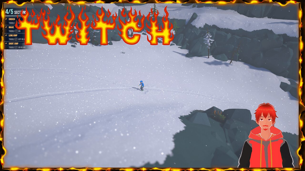 Skiing down a mountain crap!!!