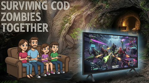 Playing FUN Call of Duty Zombie War with FAMILY