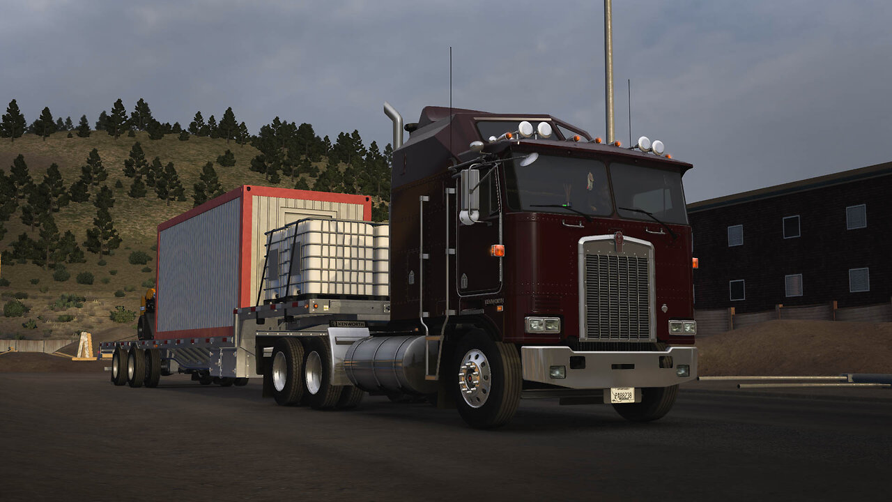 ATS Kenworth K100E | Bend OR to Burns OR | Construction Equipment 22,046lb