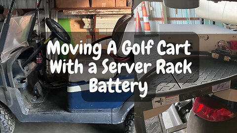 Can the MidNite PowerFlo5 Move a Golf Cart? Unusual Test for Off-Grid Power!