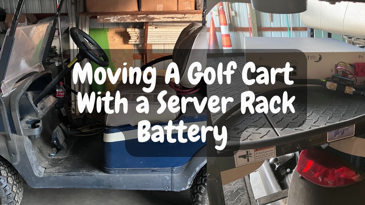 Can the MidNite PowerFlo5 Move a Golf Cart? Unusual Test for Off-Grid Power!