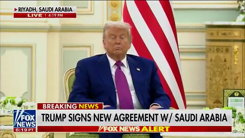 Trump Falls Asleep in Saudi Arabia 5/13/25