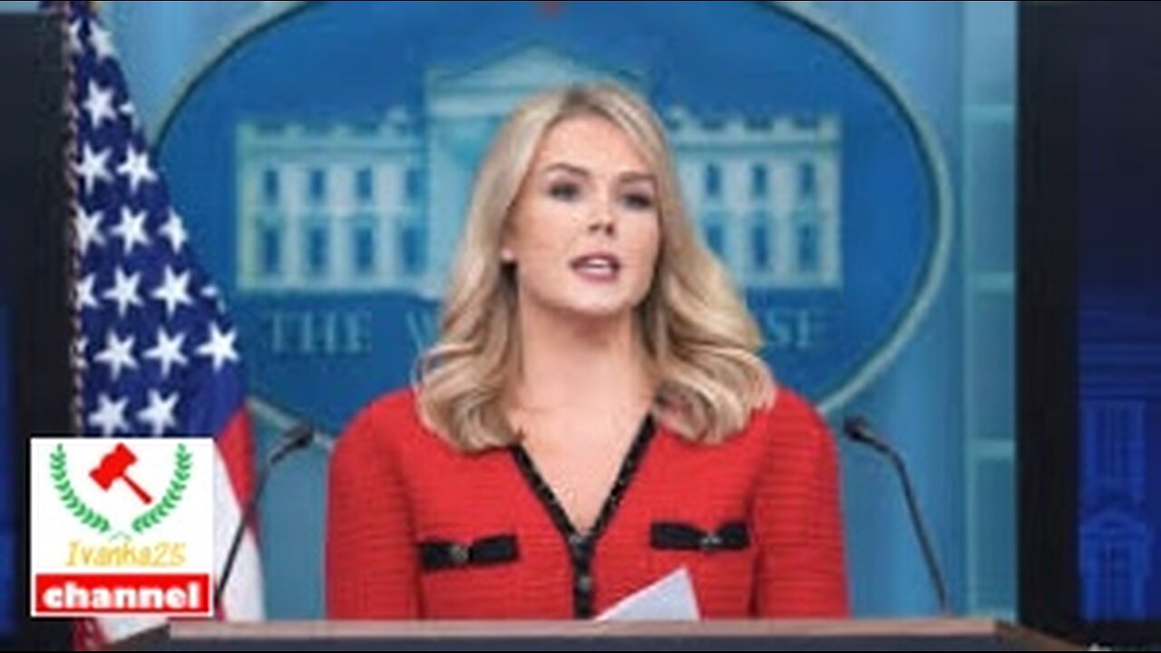 🚨 White House briefing with Karoline Leavitt || @Ivanka25