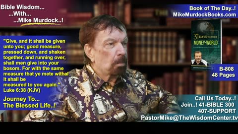 Re-Air: Bible Wisdom With Mike Murdock..!!!