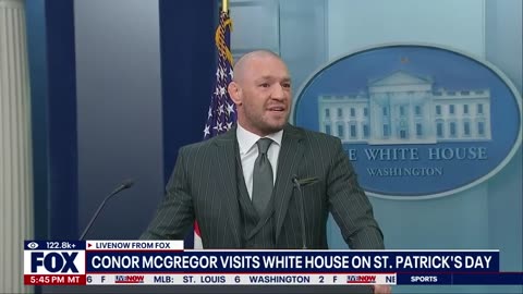 Conor McGregor meets with Trump during White House visit