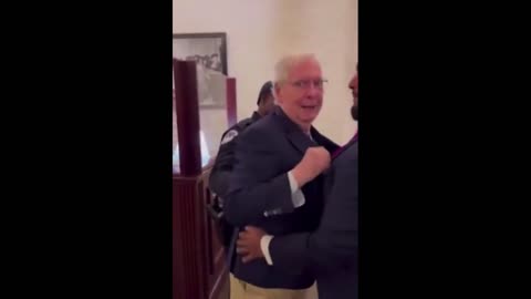 83 year old Senator Mitch McConnell Takes A Brutal Fall