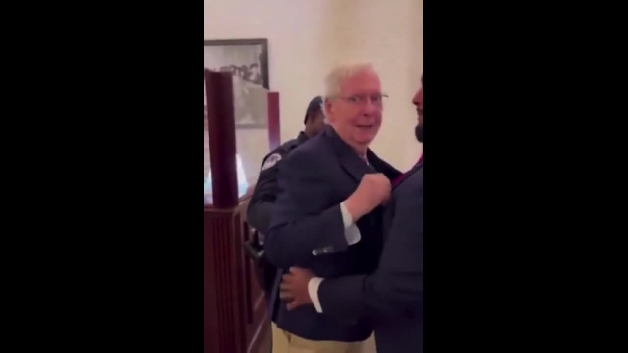 83 year old Senator Mitch McConnell Takes A Brutal Fall