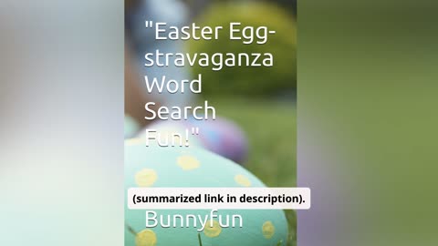 🐣 Easter Egg-stravaganza Word Search Fun! 🐰 | Easter Puzzle Book for All Ages