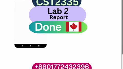 Student Work (Lab) | CST2335 Lab 2 report UI Design | Algonquin College Programming Canada