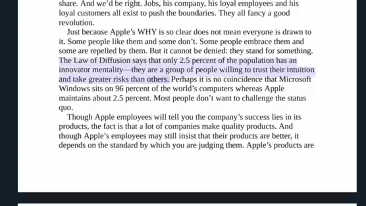 START WITH WHY - SIMON SINEK AUDIOBOOK W/TEXT READ THROUGH