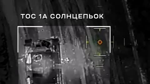 Russia's Solncepjok in flames: precision shot and fear weapon end up in scrap