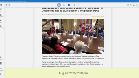 Burn Bags Uncovered By Tulsi Gabbard - 2020 Election Evidence
