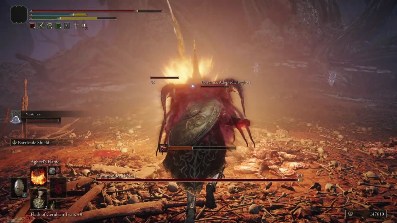 Elden Ring NG+1 | Commander O'Neil boss fight w/Mimic Tear #eldenringbossguide #eldenring