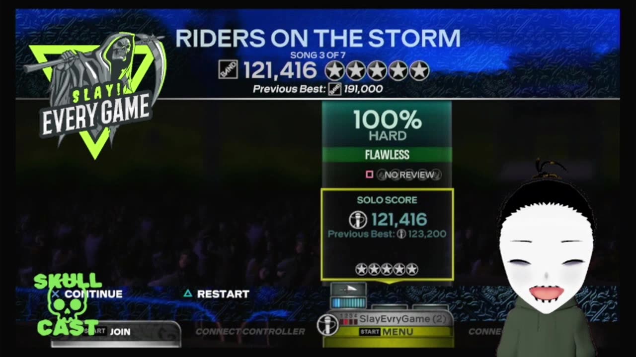 "Riders on the Storm" 100% (Clipped from SkullCast Alternative)