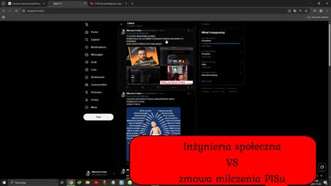 INżynieria Społeczna VS zmowa milczenia PISu
