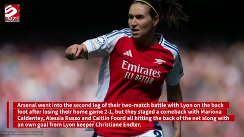 Renee Slegers is 'so proud' as Arsenal reach Women’s Champions League final