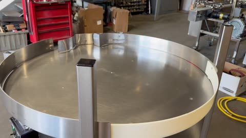 R.E.R Services 36-Inch Rotary Accumulation Table