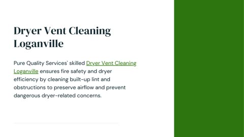 Dryer Vent Cleaning Loganville
