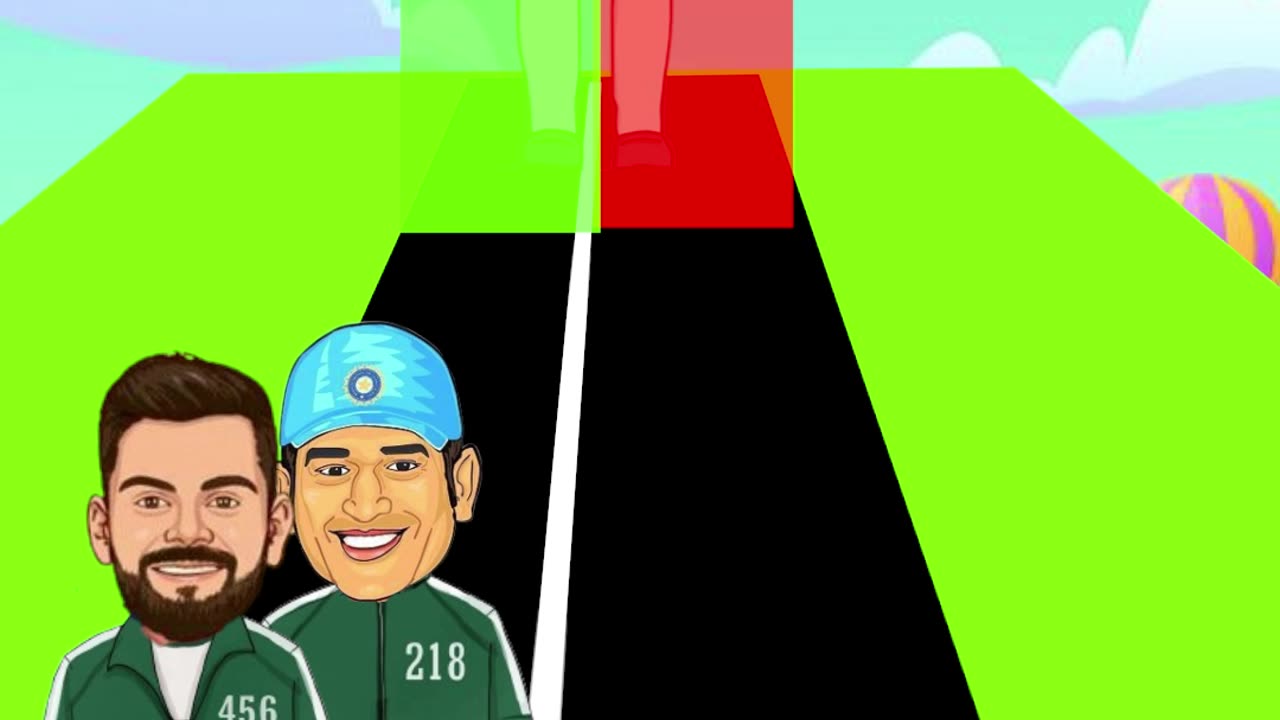 MSD vs Virat vs Rohit | Squid Game 3 🦑😂 | Funny Shorts