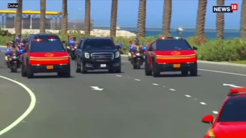 ICYMI: President Trump‘s motorcade in Qatar
