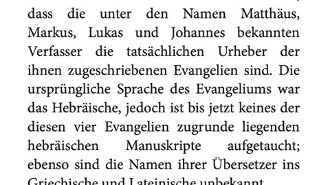 Keine Beweise über Markus, Lukas, Matthäus und Johannes