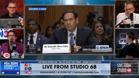 SEC OF ST. / NS ADVISOR MARCO RUBIO SENATE HEARING ON BUDGET VS. SEN CRIS VAN HLLEN MARYLAND SICKO, ANTI AMERICAN & PATHOLOICAL LIAR - 10 mins.