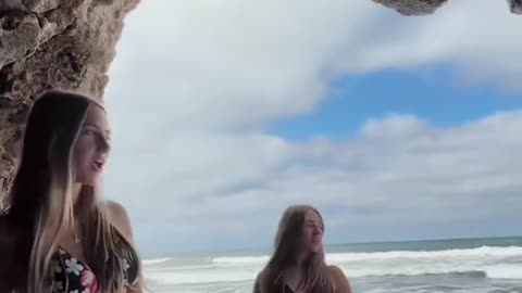 Día de playa teens bikini