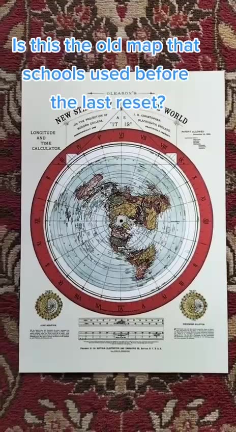 Flat earth Map