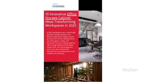 10 Innovative Office Storage Cabinet Ideas Transforming Workspaces in 2025