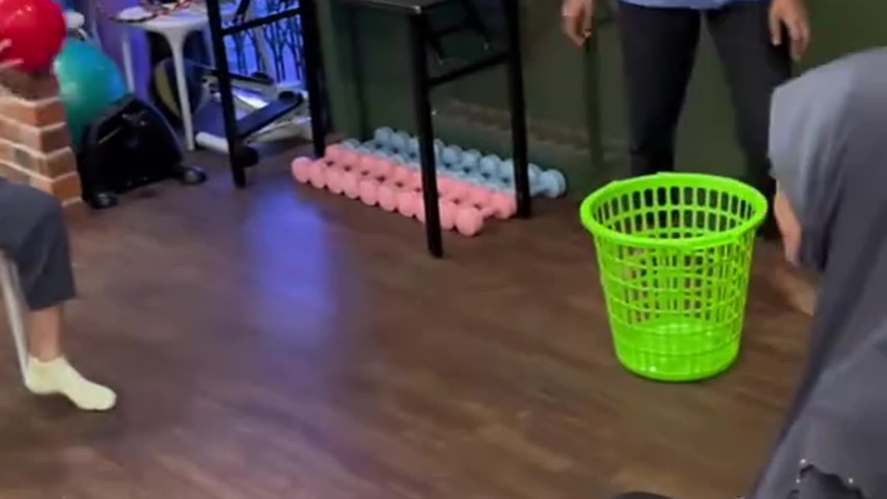 Light exercises to keep focus strong, another fun day in the community!