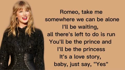Taylor Swift - Love Story (Lyrics)