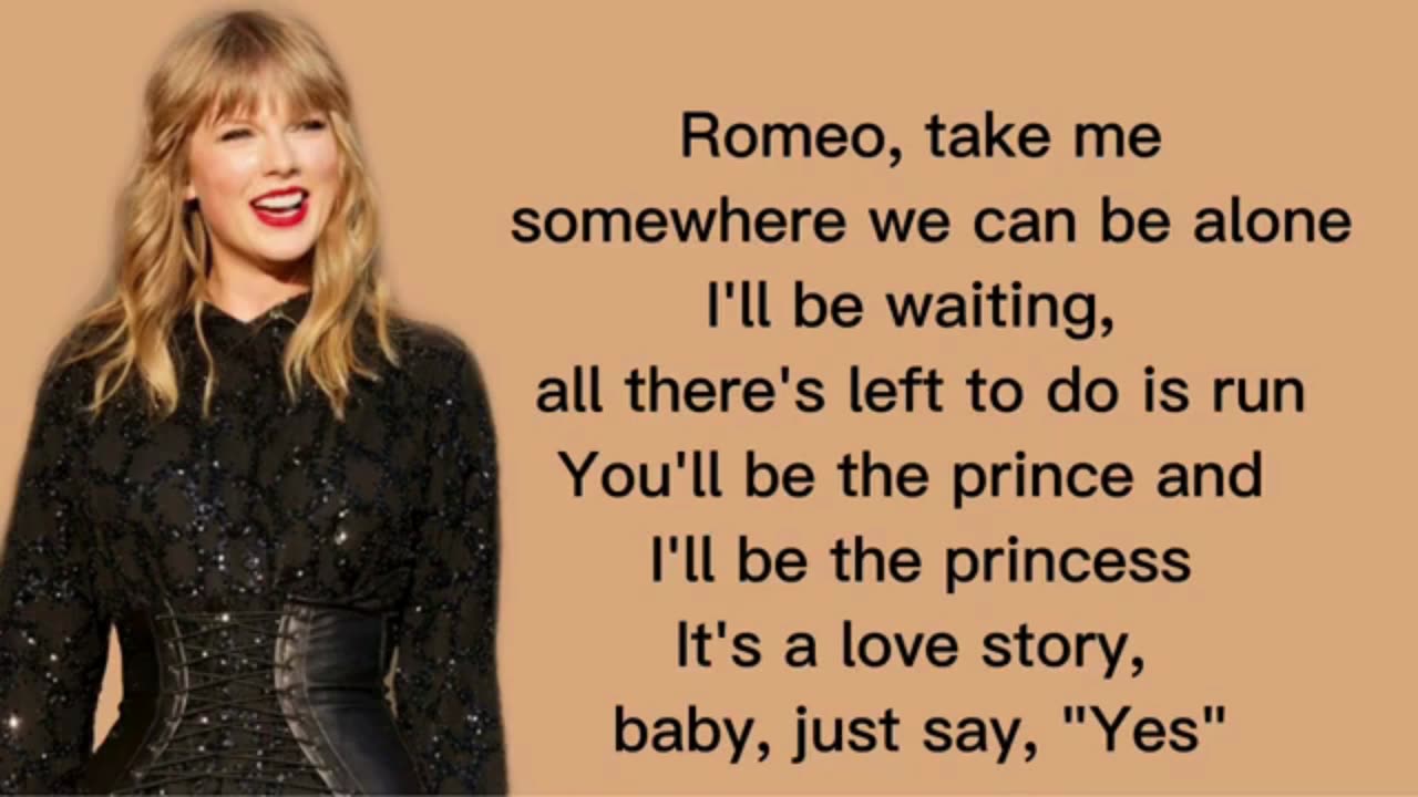 Taylor Swift - Love Story (Lyrics)