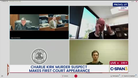 MOMENTS AGO: Charlie Kirk's Alleged Assassin Tyler Robinson Arraigned in Court...