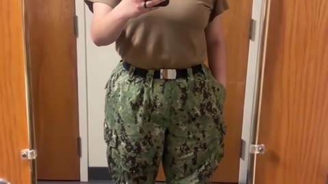 Military - 2025 Politics Woke DEI Navy Sailor Wants You To Know Shes A Sailor Hooyah Cheeseburger