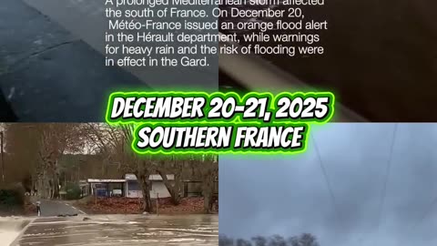 December 20-21, 2025 Southern France