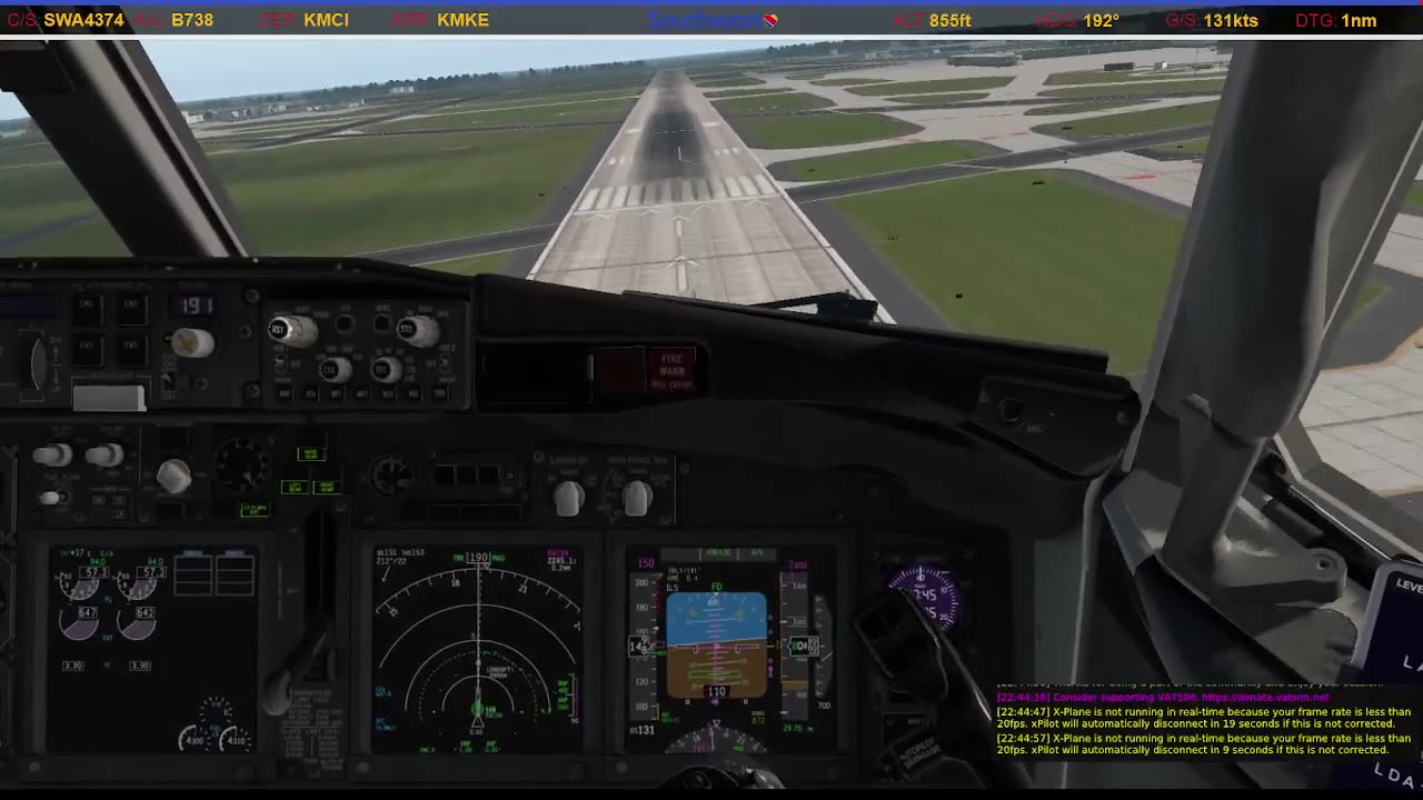 Landing in Milwaukee (KMKE)