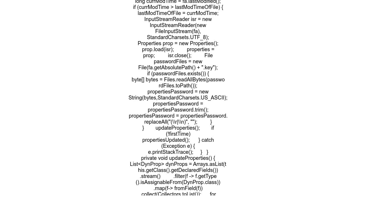How to hot-reload properties in Java EE and Spring Boot