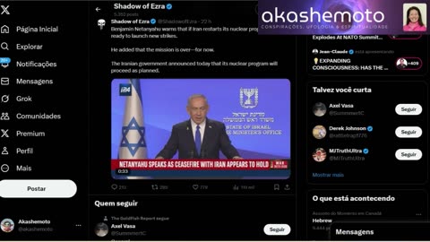 Cessar-fogo Irã-Israel é sério? - Atualização consPiradona | 25 jun 2025