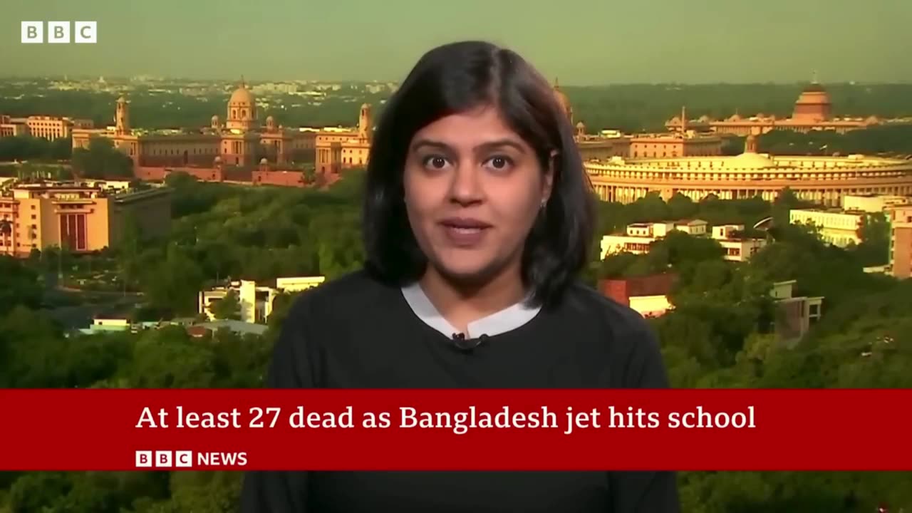 Bangladesh day of mourning after jet crashed into school | BBC News
