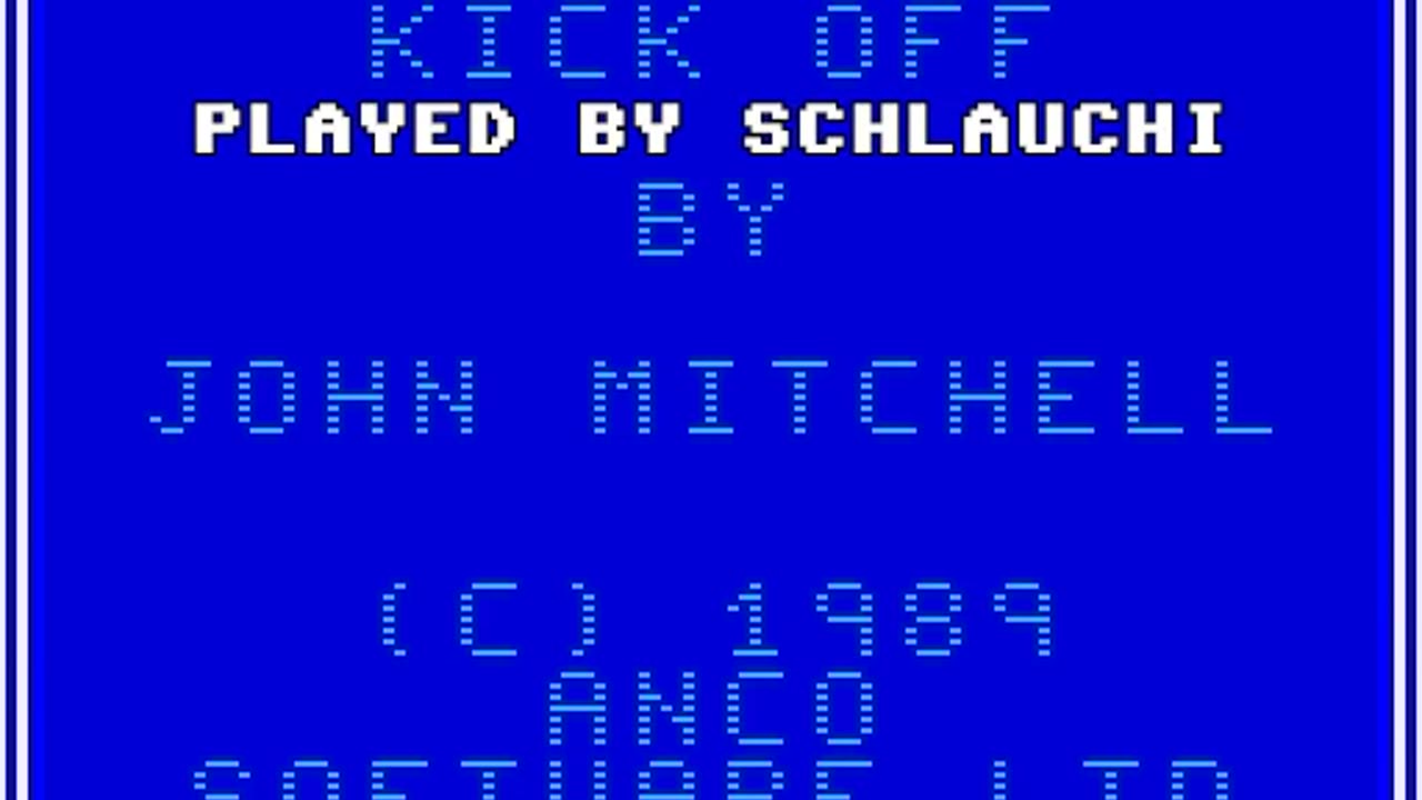 ZX Spectrum Longplay - Kick Off - EU